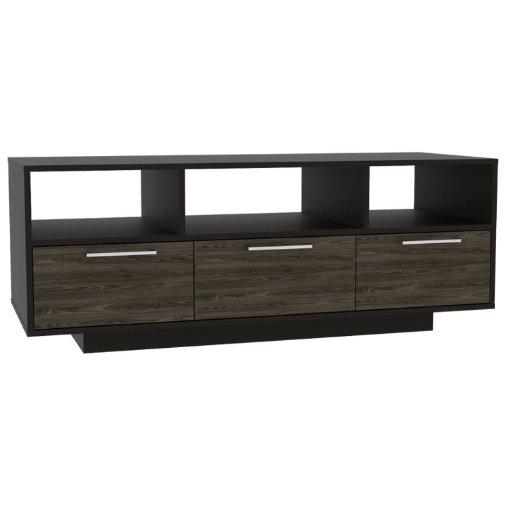 Rack TV Wema Color Wengue y Coñac Para Sala De Estar