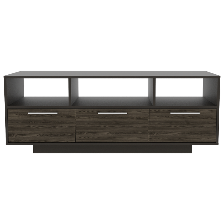 Rack TV Wema Color Wengue y Coñac Para Sala De Estar