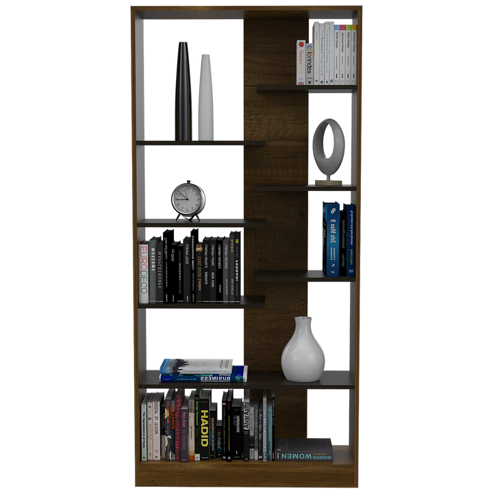 Biblioteca Classic Color Caramelo y Wengue Para Oficina