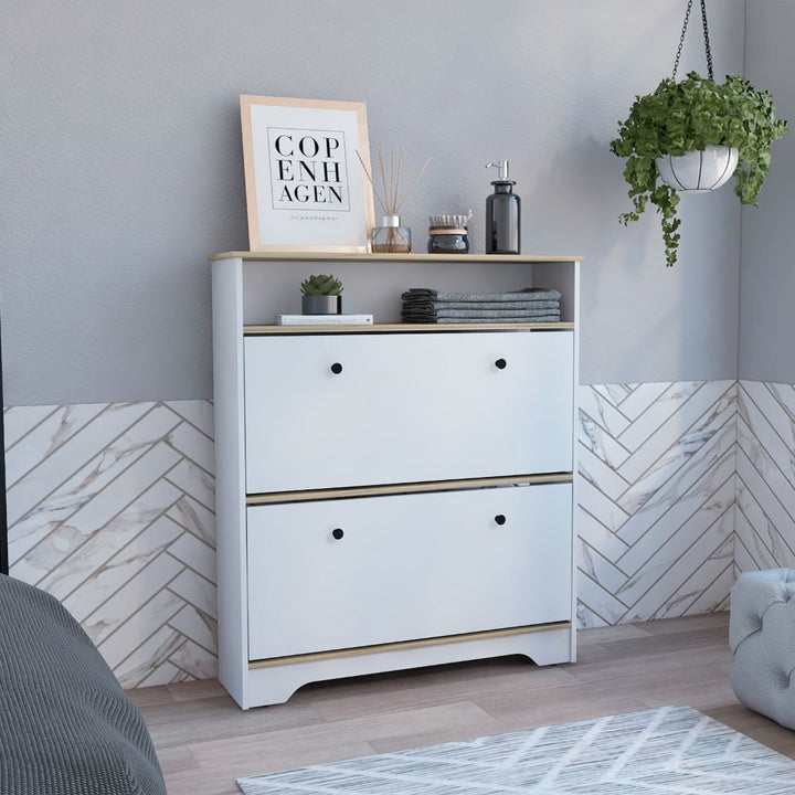 Cómoda Zapatero Z Color Blanco Para Dormitorio