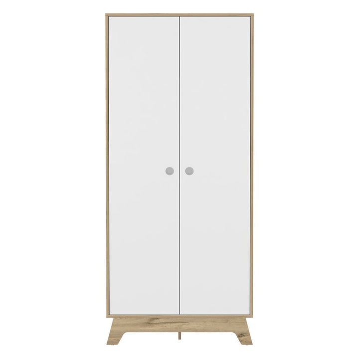Closet Z Color Duna y Blanco Para Dormitorio