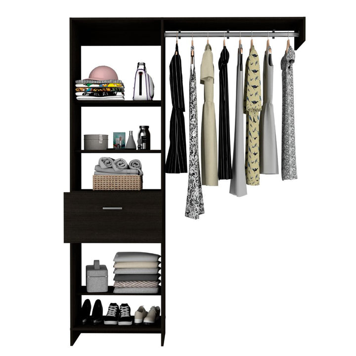 Closet Manchester Color Wengue Para Dormitorio