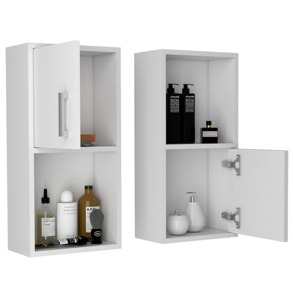 Mueble Auxiliar Bath Color Blanco Para Baño