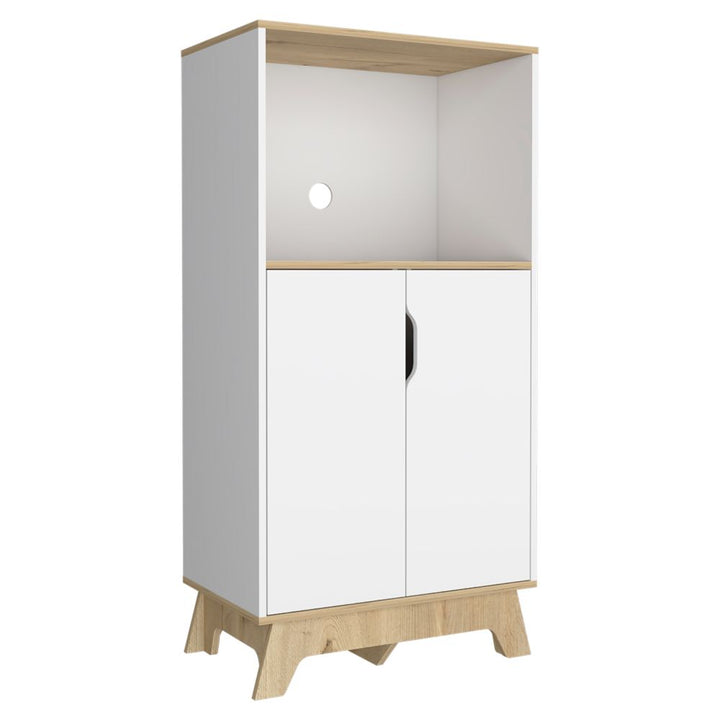 Mueble de Microondas Bajo BI Color Blanco Duna Para Cocina