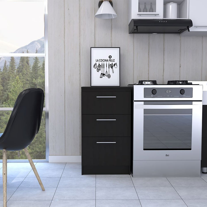 Mueble Inferior Manchester Color Wengue Para Cocina