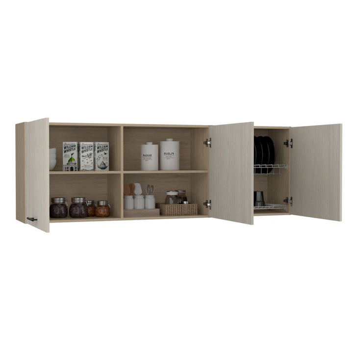 Modulo Superior Kitchen Gante Color Rovere y Niebla Para Cocina