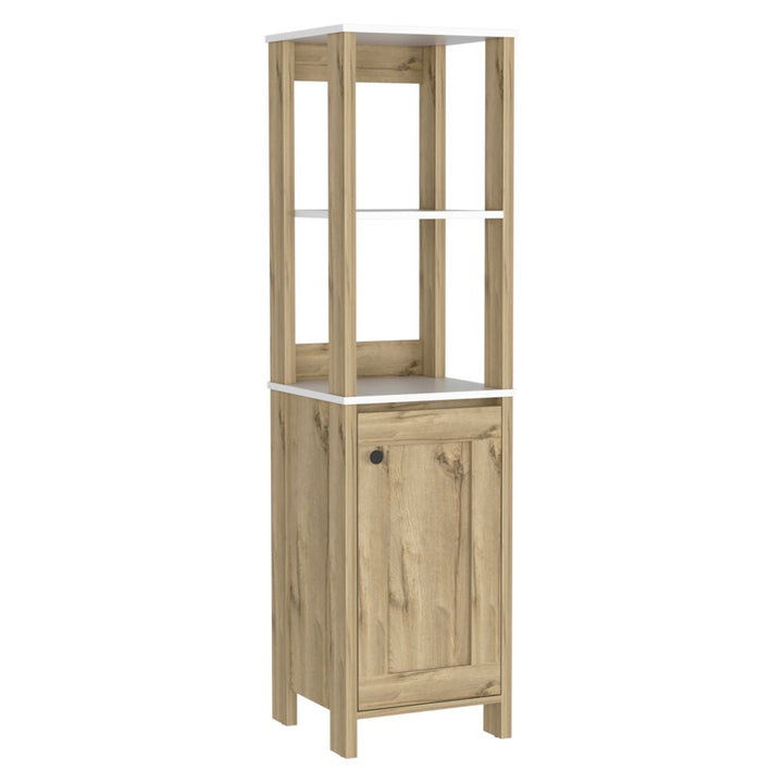 Mueble Optimizador Bath BI Color Blanco y Duna Para Baño