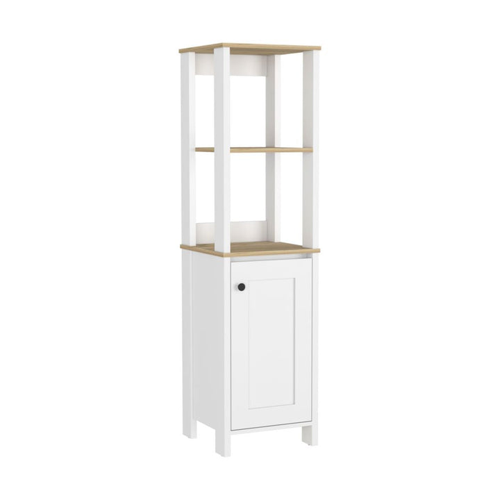 Mueble Optimizador Bath BI Color Duna y Blanco Para Baño