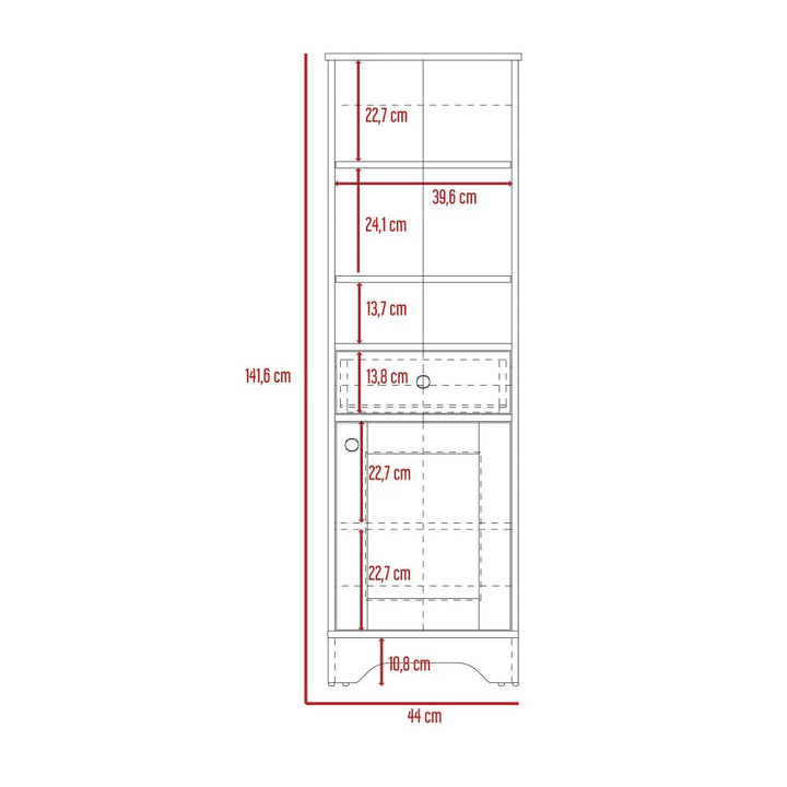 Mueble Optimizador Bath Bi Color Duna y Blanco Para Baño