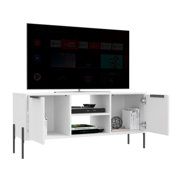 Rack para TV White Collection Color Blanco Para Sala De Estar